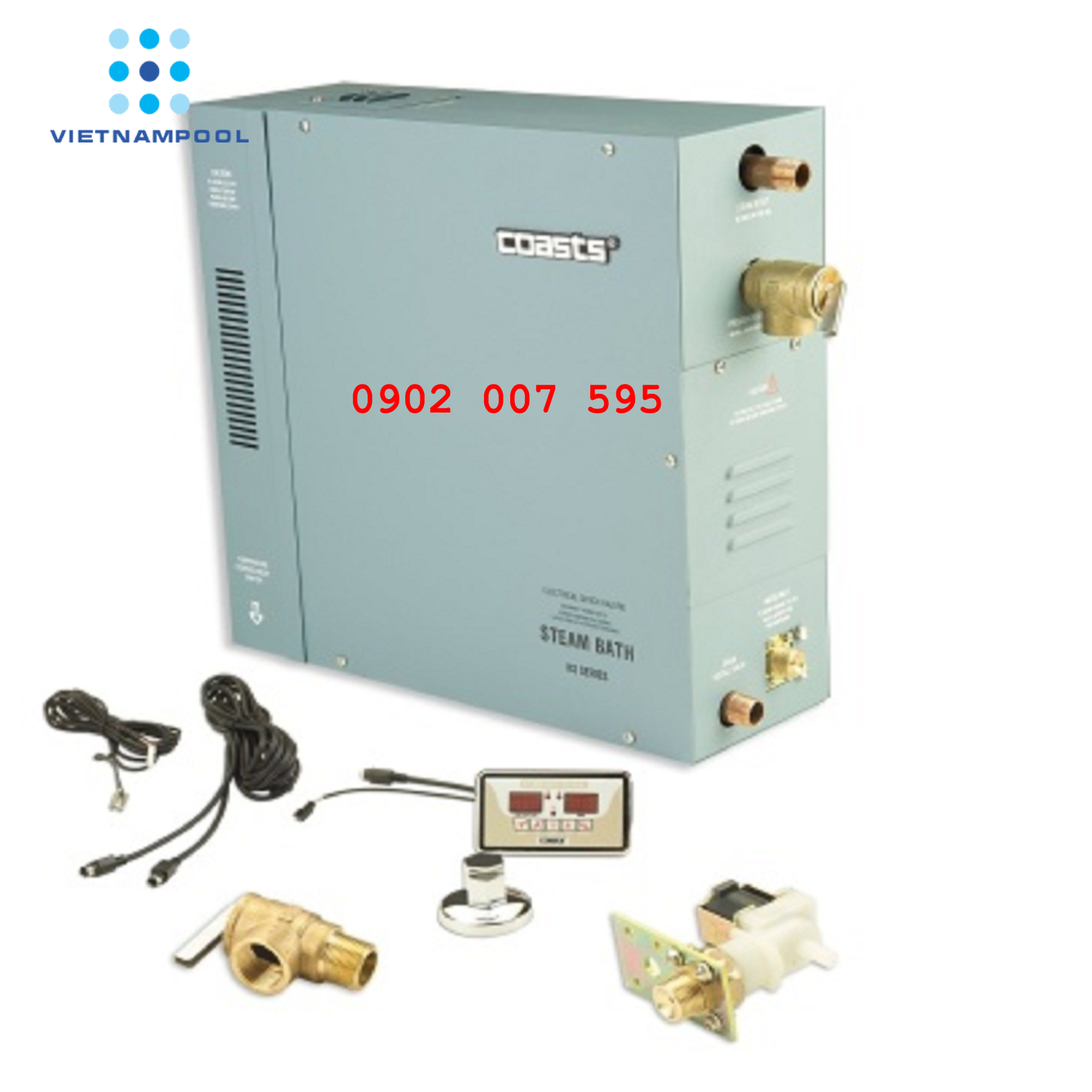 Máy xông hơi ướt COASTS 9KW